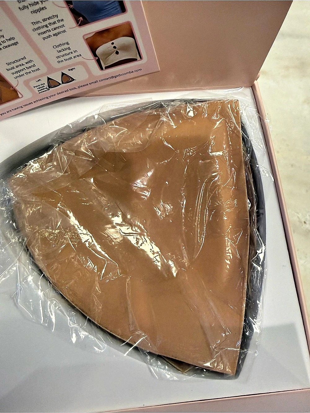 BOOMBA Inserts Bra Inserts Nude